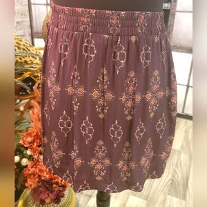 Merona Boho Skirt, NEW, Multi-color, Size XL